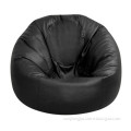 Kids bean bag indoor in black faux leather